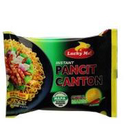 lucky me nudlar. pancit canton chilimansi