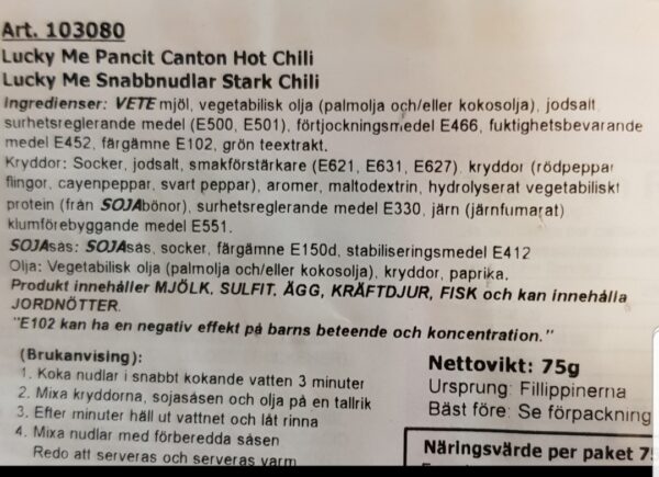 lucky me nudlar. pancit canton original - Bild 2