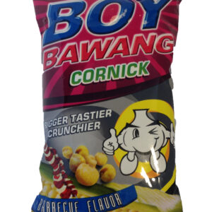 boy bawang. majskorn snack (cornick bbq)