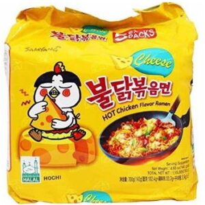 SamYang, Hot Kyckling Ramen 5x140g, Cheese