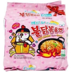 SamYang, Hot Kyckling Ramen 5x140g, Carbonara