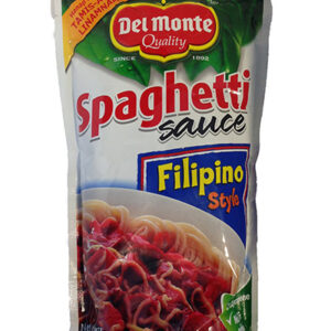del monte. spaghetti sås, sauce filipino style
