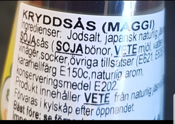 Maggi  Sojasås -  Seasoning Sauce - Bild 3