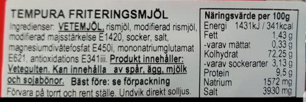 Tippy - Frityrmjöl - Tempura Flour - Bild 3
