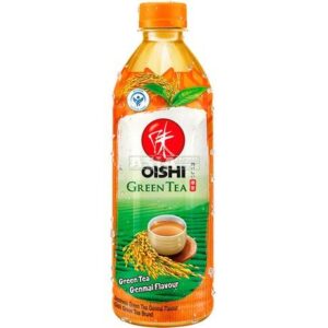 Oishi – Green Tea Genmai  – Grönt te Genmai smak