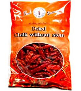 Thai Dancer -Torkade Chili Utan Kvist – Dried Chilli Without Stem